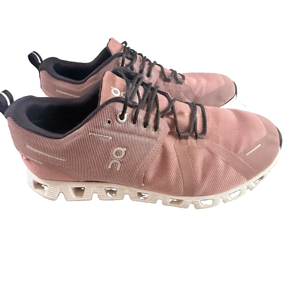 On Cloud 5 Waterproof Mens 8.5 Cocoa Frost Brown Running Shoes 59.98839
